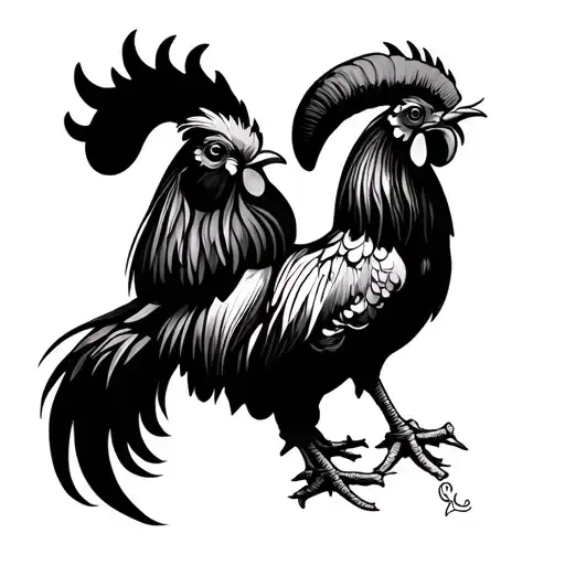 Aries And Rooster