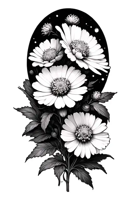 Cosmos And Marigold Flower