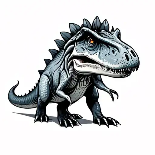 Dinosaur And Friendship Symbol