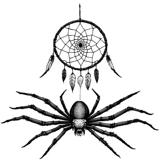 Feitan Spider And Dream Catcher Entangled