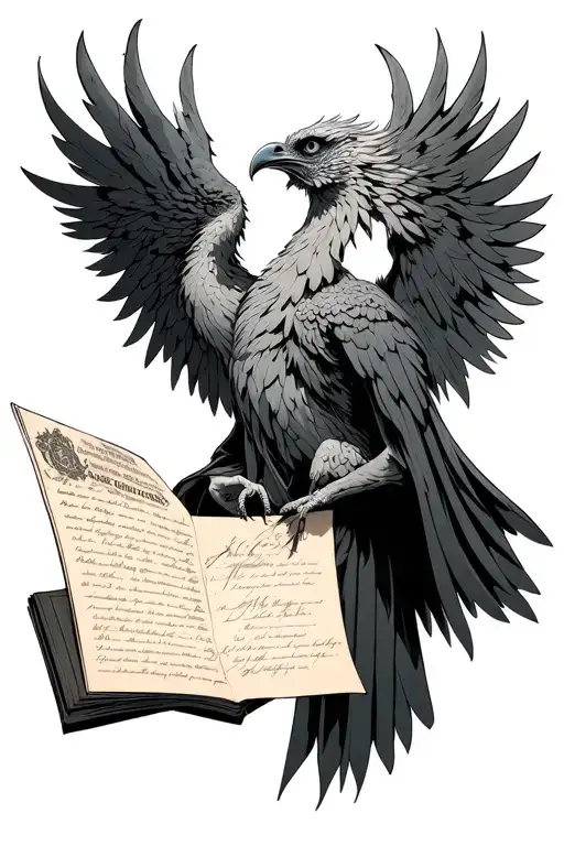 Phoenix Holding A Hogwarts Letter