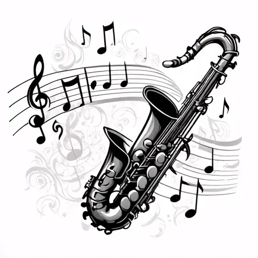 Dallas Saxophone Music Notes