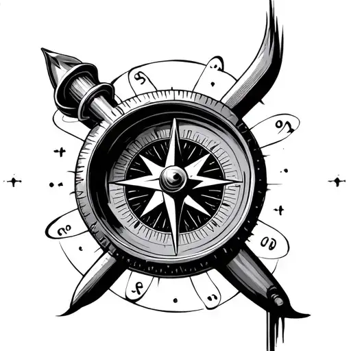 Compass With Atom Combine