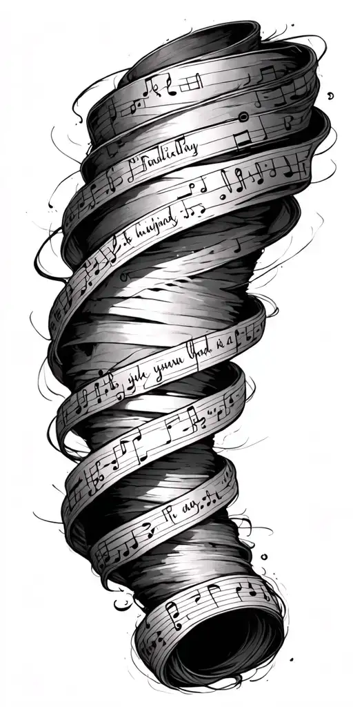 Tornado Of Music Lyrics Spiraling Down