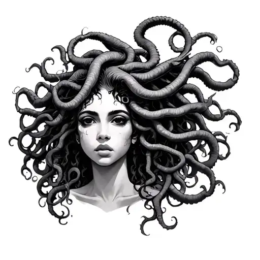 African American Medusa