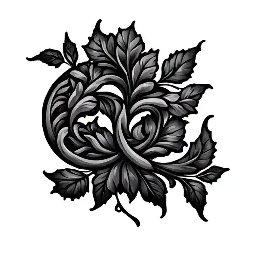 Filigree Vine Intertwined