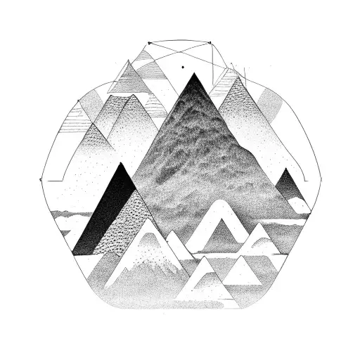 Mountain And Triangle