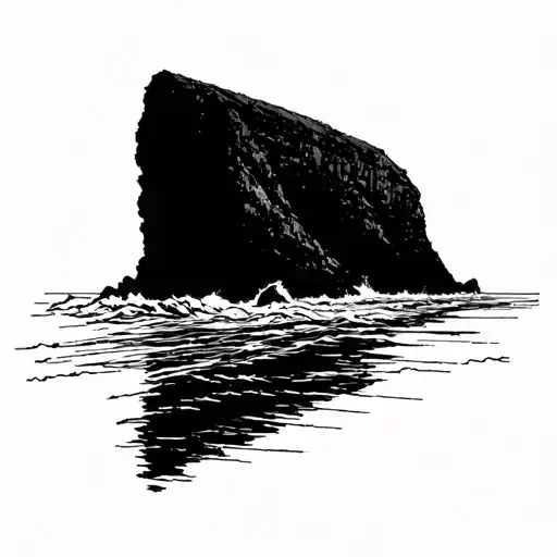 Ocean And Cliffs Minimalist