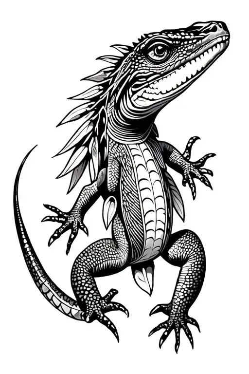 Native American Lizard