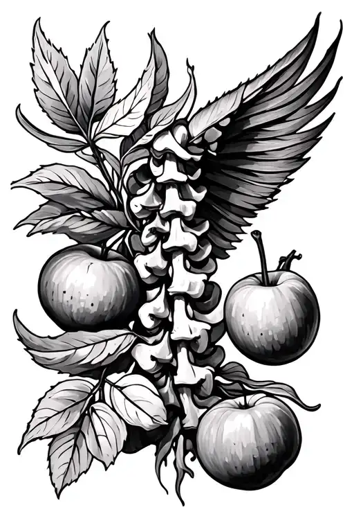 Fruits Of The Spirit In A Line For Spine