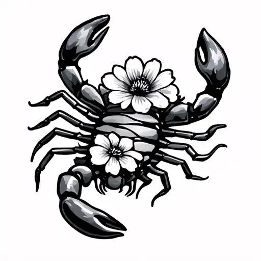 Flowers In The Shape Of A Scorpion