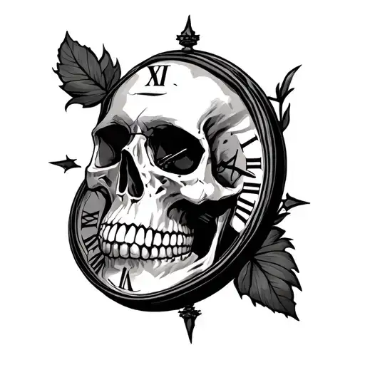 Skull Clock