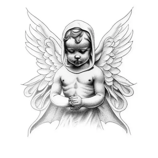 Three Little Angel Forearm