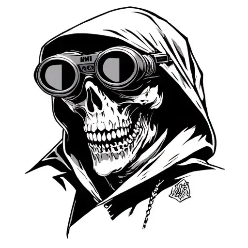 Grim Reaper Night Vision Goggles And M4