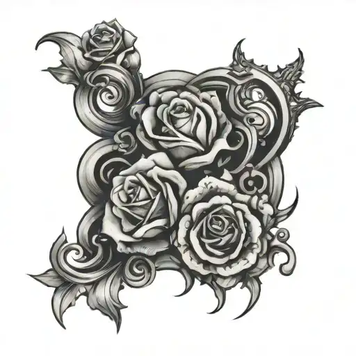 A Tattoo Symbolizing The Conflict Between Obligation To Love And The Repulsion Towards It