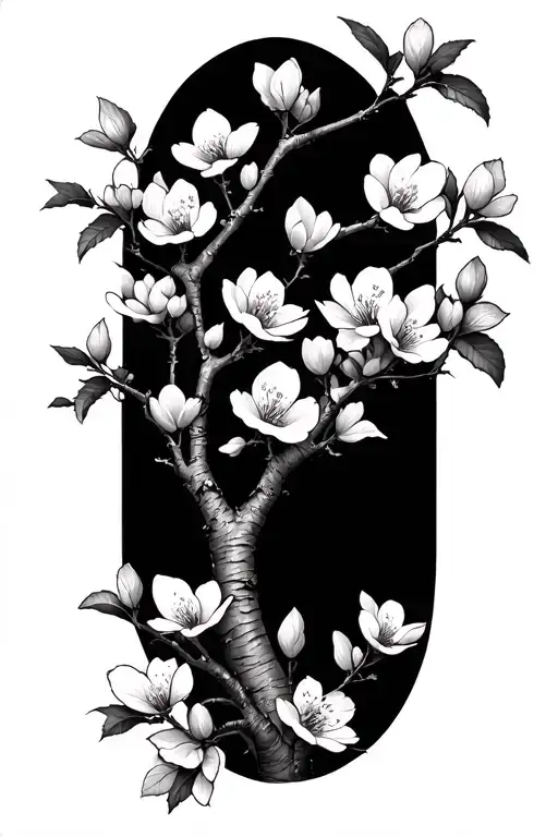 Cherry Blossom Tree Branch