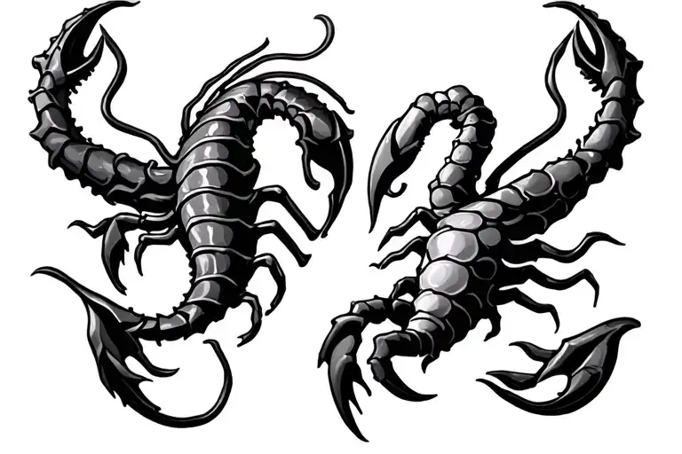 Aquarius And Scorpio Symbol