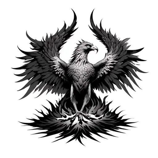 Phoenix Rising From The Ashes