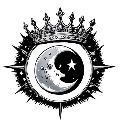 Crown And Moon