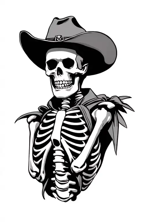 Skeleton Cowboy