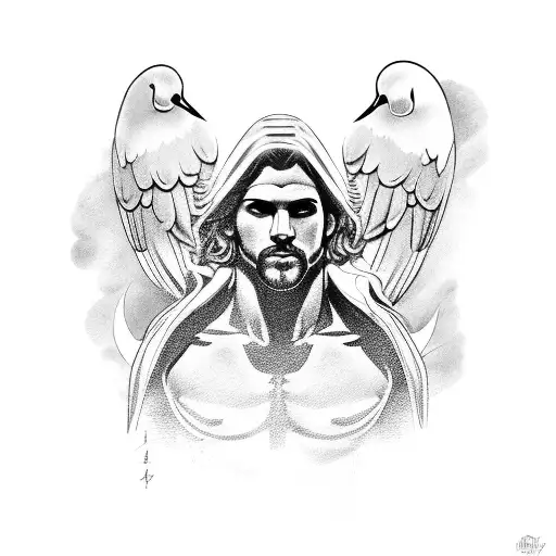 Greek God With Raven