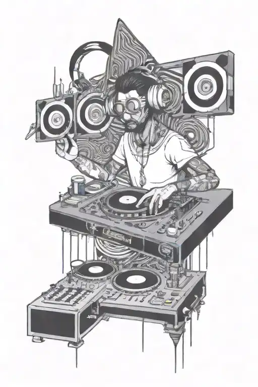 Psychedelic Geometric Dj