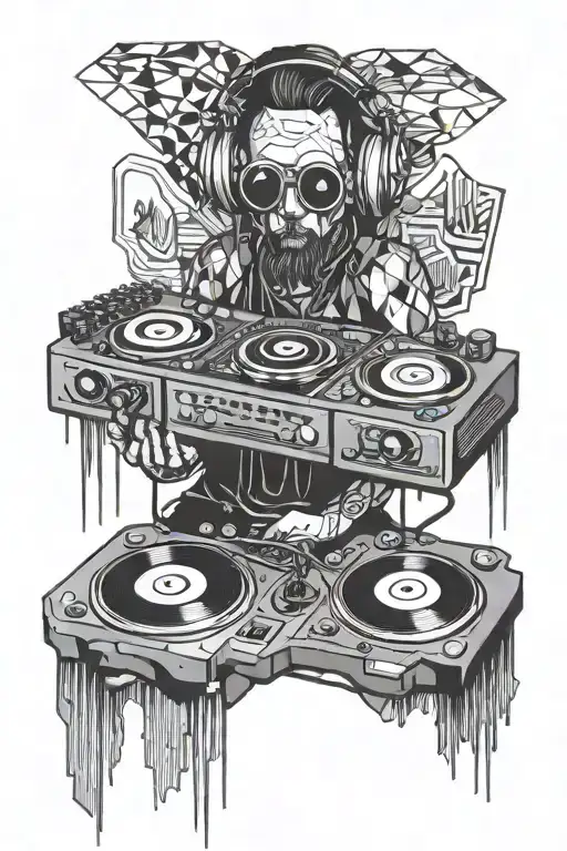 Psychedelic Geometric Dj