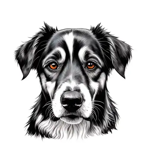 Chest Tattoo For Dog Who Passed Away