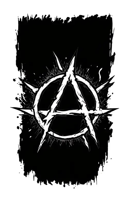 Anarchy Symbol Surrounded