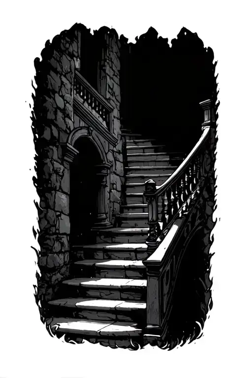 Stairway Leading To Hell Portrayed