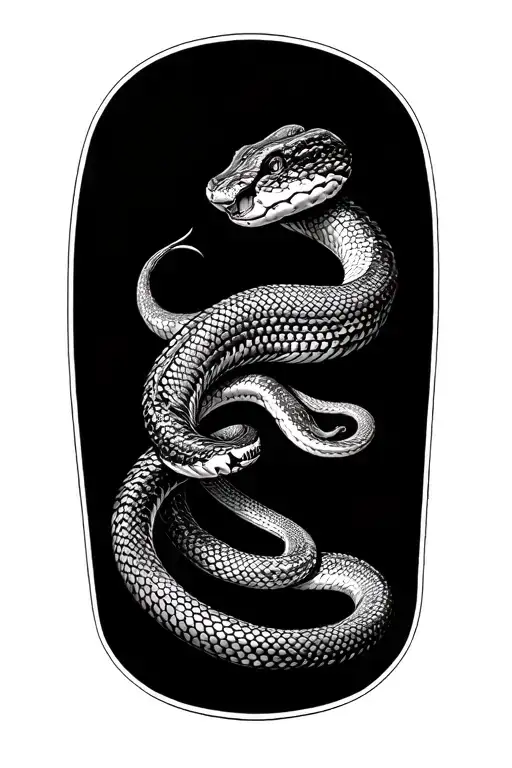 Snake Wrapping Forearm