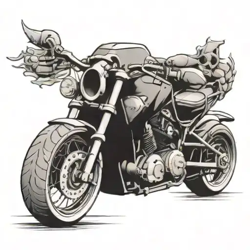 Wild Hog Skull Motorcycle Riding