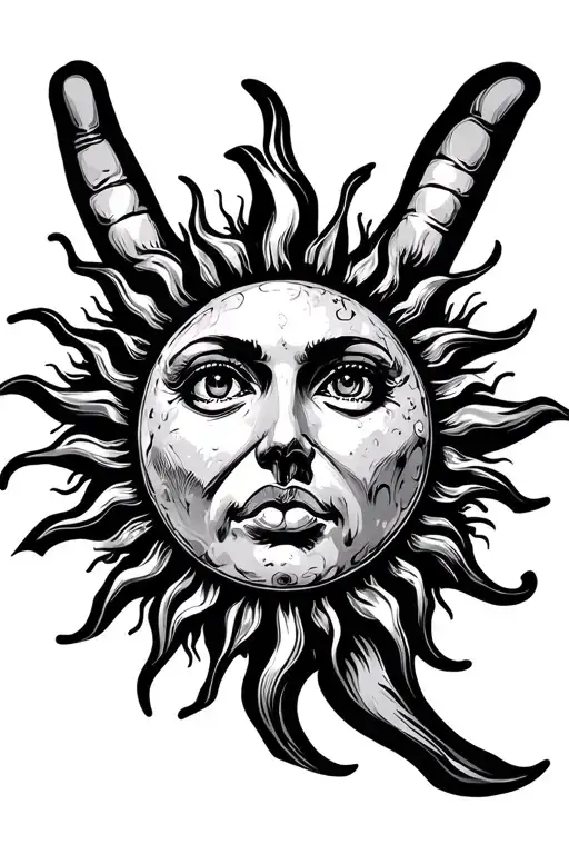 Sun With A Peace Sign