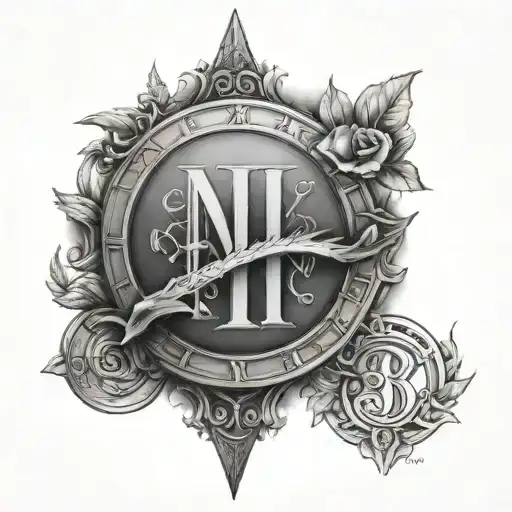 Roman Numeral Date On Tricep