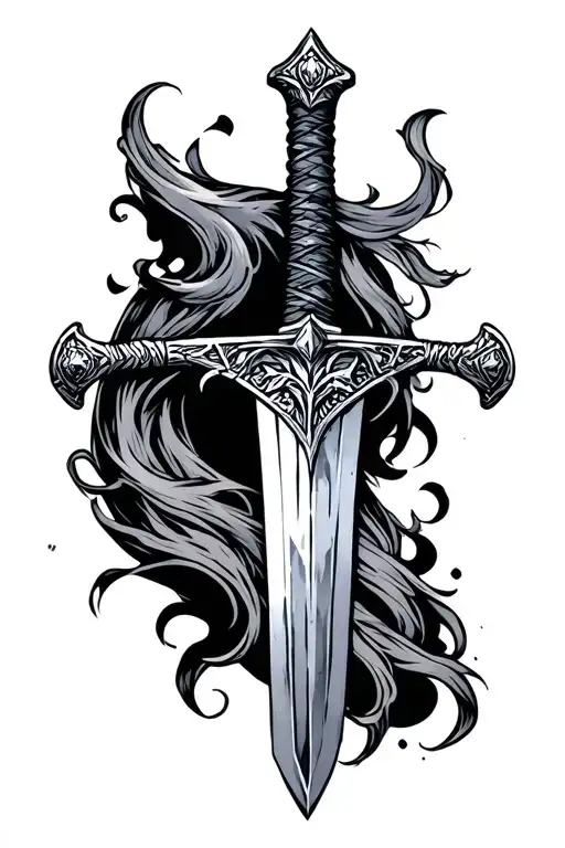 Viking Sword Surrounded