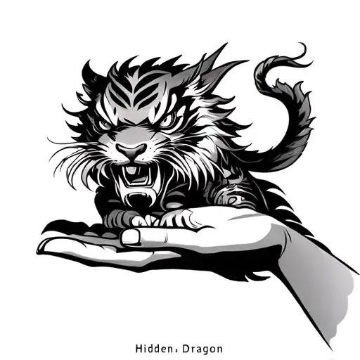 Hidden Dragon Crouching Tiger On Hand