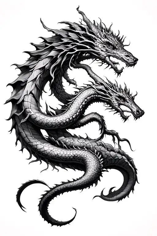 Jormungandr With Tree Of Life Intertwined