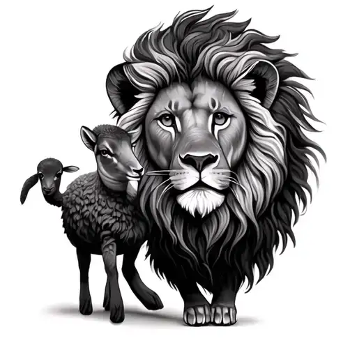 Lion And Lamb