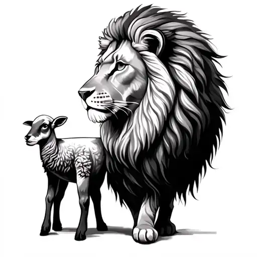Lion And Lamb