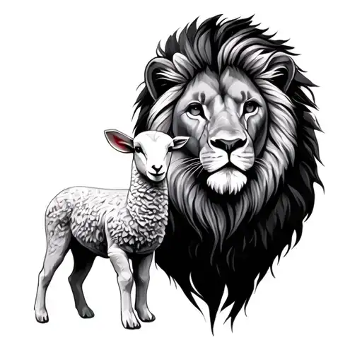 Lion And Lamb