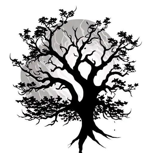 A Ten-pointed Black Tree