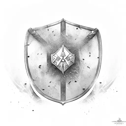 Warrior Spear Stab Shield