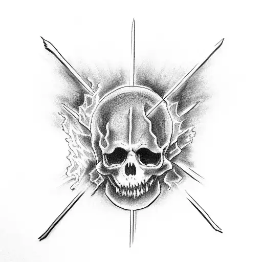 Gothic Cross Burning