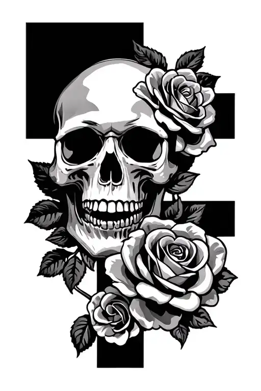 Skull And Roses