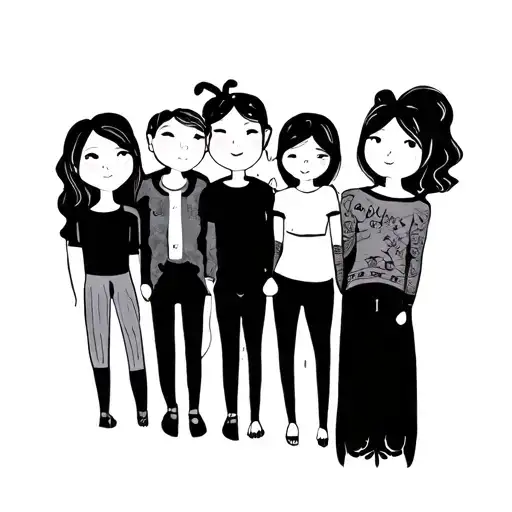 Friends Group Minimalist