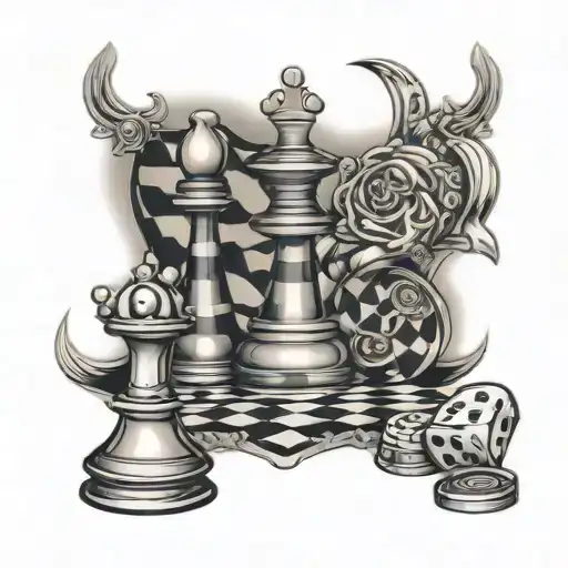 Chess And Poker Mixed