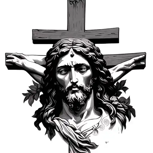 Jesus On The Cross Arm