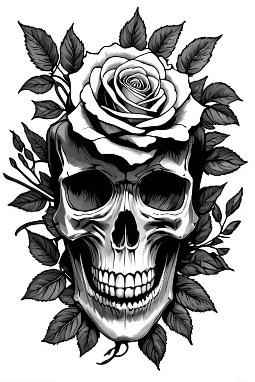 Skull And Rose Milan