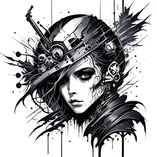 Cyberpunk Tatto Design