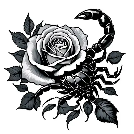Scorpion And Rose